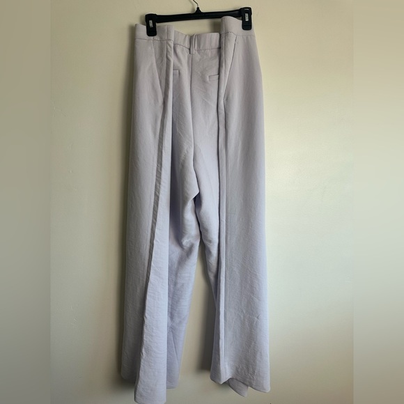 NWT Abercrombie and Fitch Plus Size Lilac Sloane Wide Leg Trousers Size 36 - Picture 3 of 6